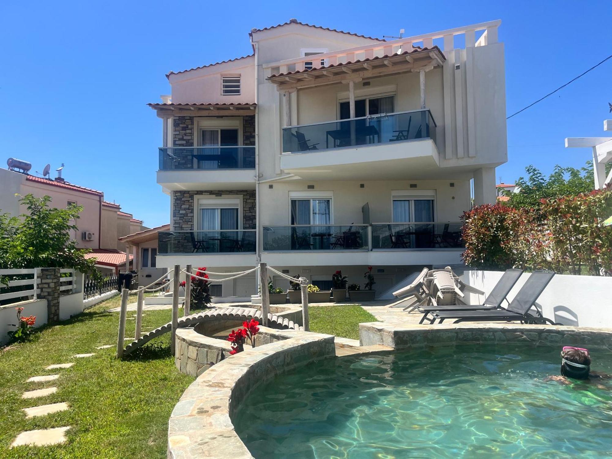 Villa K View Nikiti Экстерьер фото
